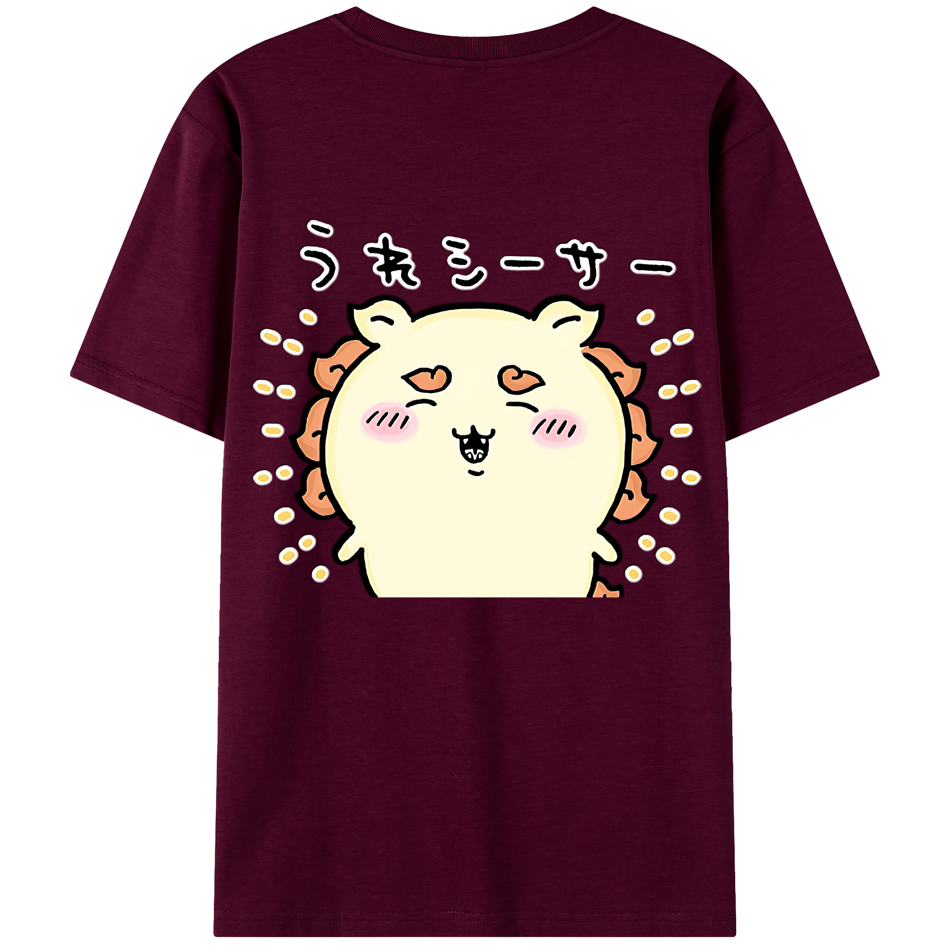 （画像用） ちいかわ シーサー Chii-kawa Shisa レディース半袖Tシャツ(バックプリント)